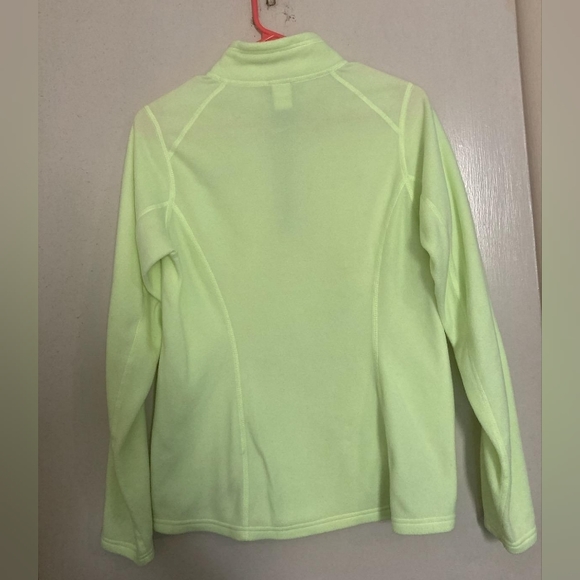 The North Face quarter zip lightweight fleece, yellow, sz M, good condition! - Picture 2 of 6